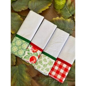 Kit Pano de Copa Barra Estampada (4 unidades)