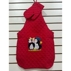 Kit Avental + Luva Matelado Patchwork