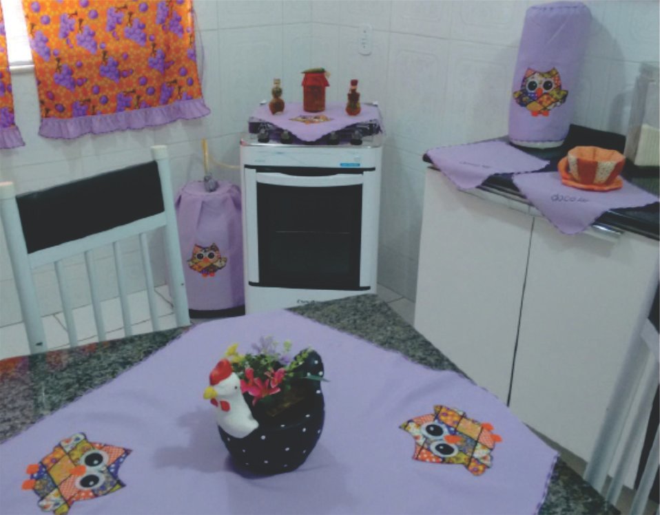 Jogo de Cozinha Patchwork 6 Peças
